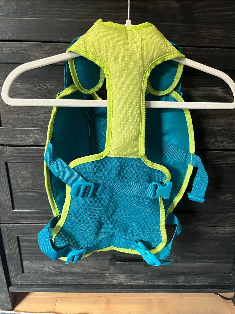 Dog Life Jacket Vest - Lime Green & Teal
